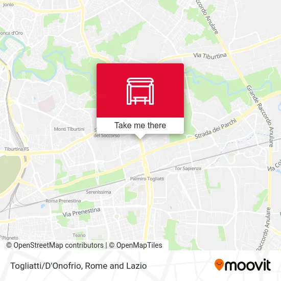 Togliatti/D'Onofrio map