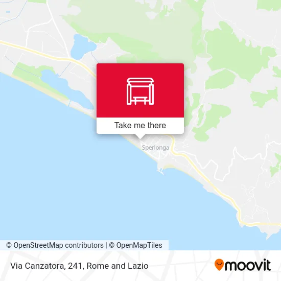 Via Canzatora, 241 map