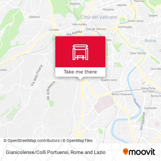 Gianicolense/Colli Portuensi map