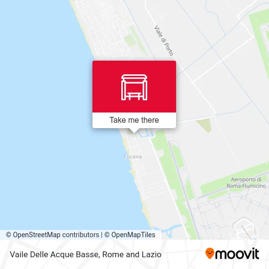 Vaile Delle Acque Basse map