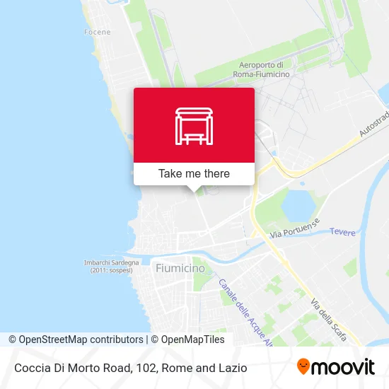 Coccia Di Morto Road, 102 map