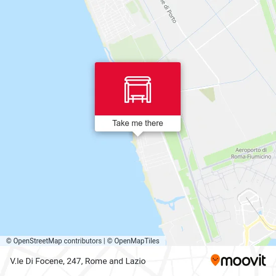 Focene Avenue, 247 map