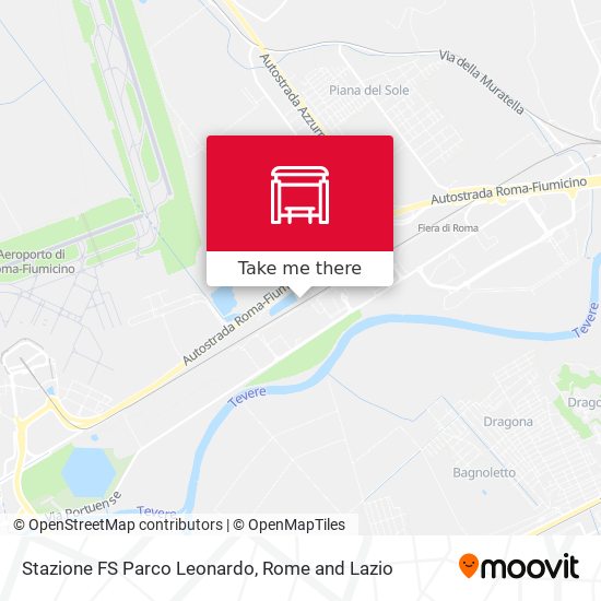 Stazione FS Parco Leonardo map