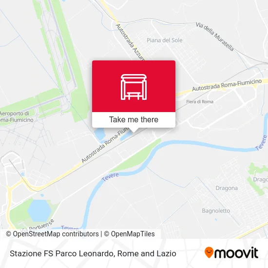 Parco Leonardo Railway Station map