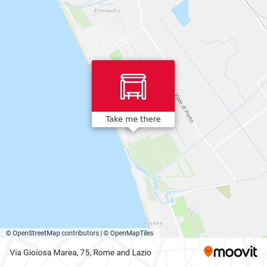 Via Gioiosa Marea, 75 map