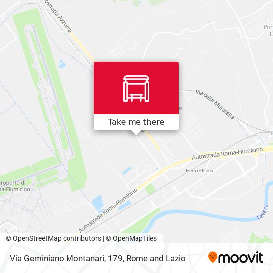 Via Geminiano Montanari, 179 map