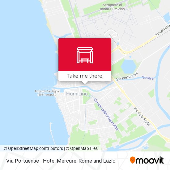 Via Portuense - Hotel Mercure map