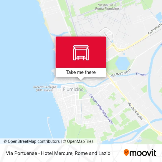 Portuense Road - Mercure Hotel map