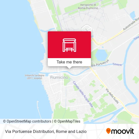 Portuense Street Gas Stations map