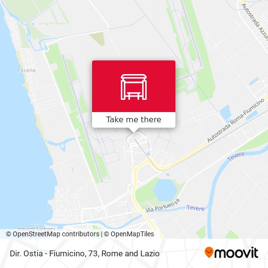 Dir. Ostia - Fiumicino, 73 map