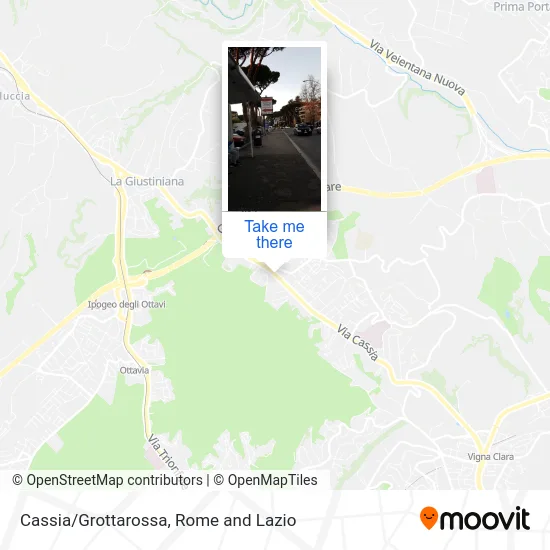 Cassia/Grottarossa map