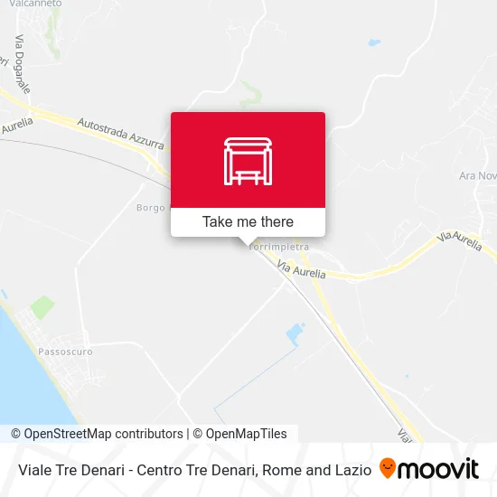 Three Denari Avenue - Three Denari Center map