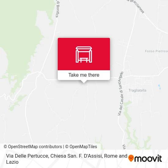 Via Delle Pertucce, Chiesa San. F. D'Assisi map