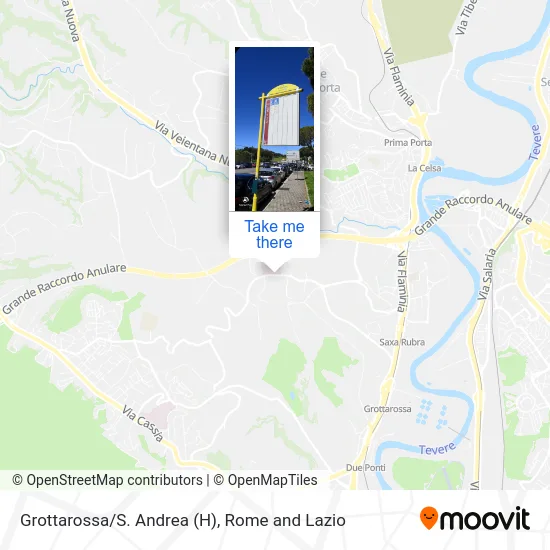 Grottarossa/S. Andrea (H) map