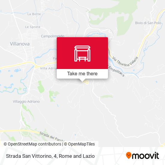 Strada San Vittorino, 4 map