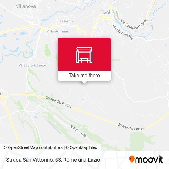 Strada San Vittorino, 53 map