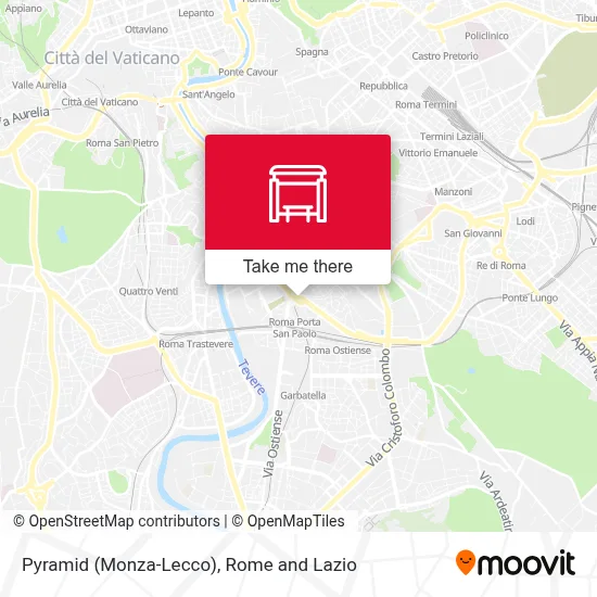 Pyramid (Monza-Lecco) map