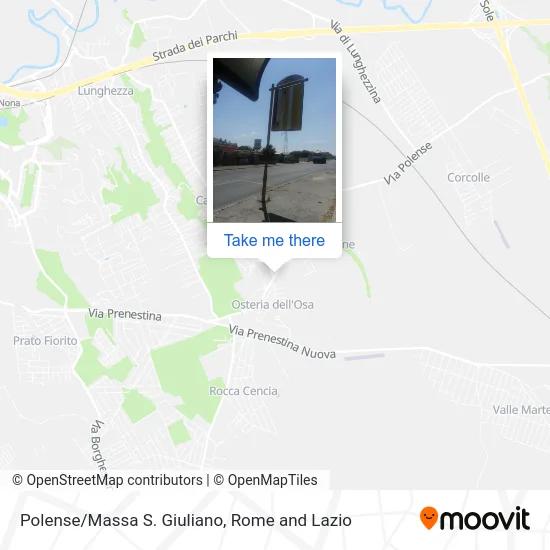 Polense/Massa San Giuliano map