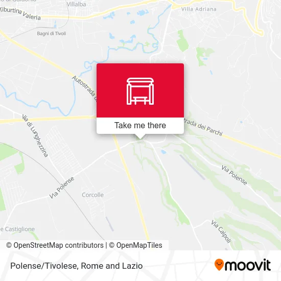 Polense/Tivolese map