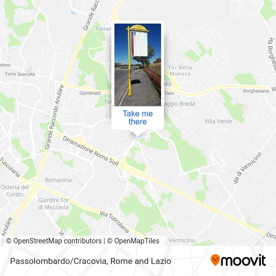 Passolombardo/Cracovia map