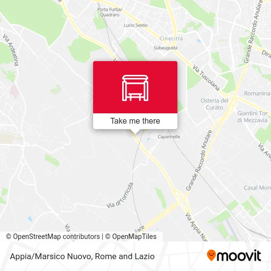 Appia/Marsico Nuovo map