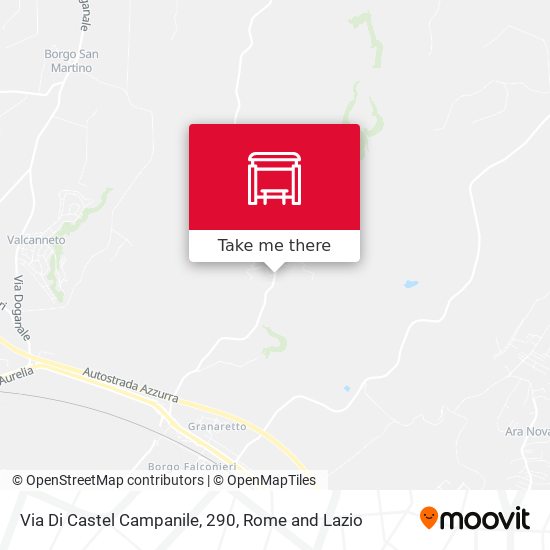 Via Di Castel Campanile, 290 map