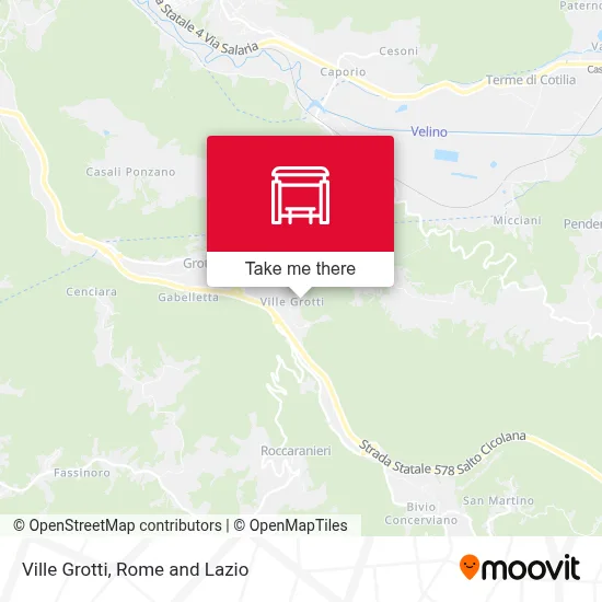 Ville Grotti map