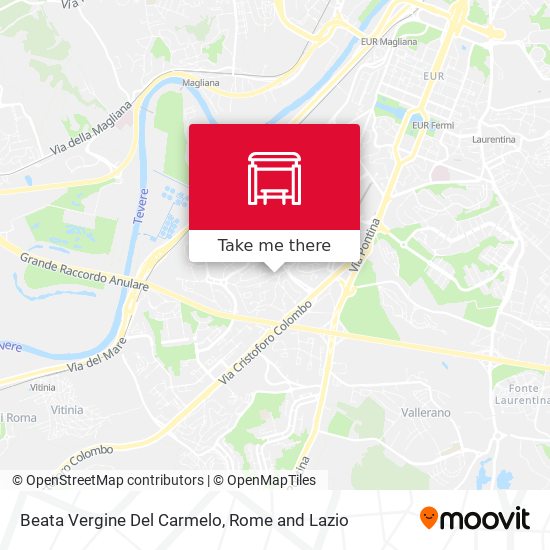 Beata Vergine Del Carmelo map