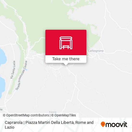 Caprarola | Piazza Martiri Della Libertà map