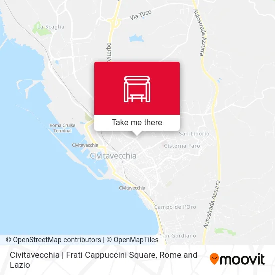 Civitavecchia | Frati Cappuccini Square map
