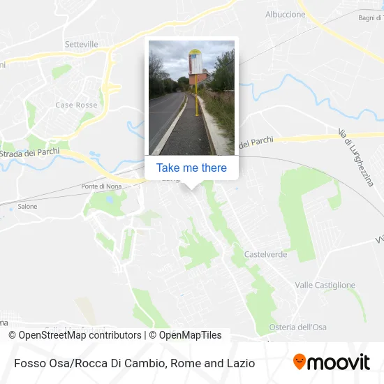 Fosso Osa/Rocca Di Cambio map