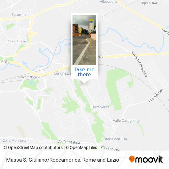 Massa S. Giuliano/Roccamorice map
