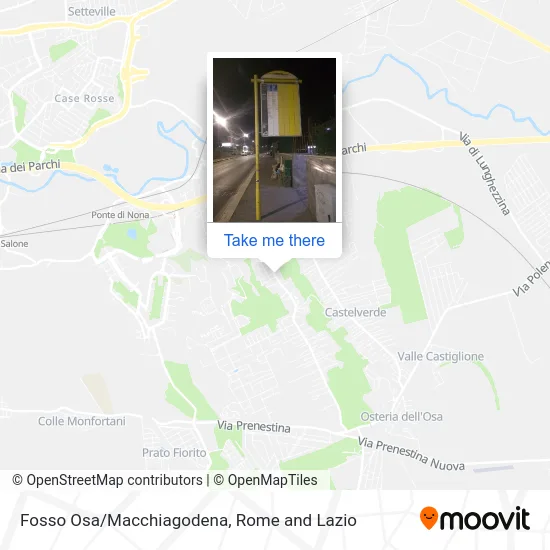 Fosso Osa/Macchiagodena map