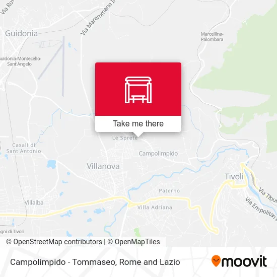 Campolimpido - Tommaseo map