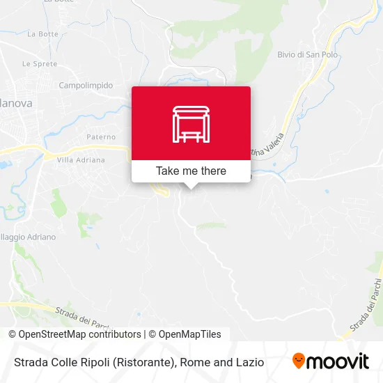 Strada Colle Ripoli (Ristorante) map