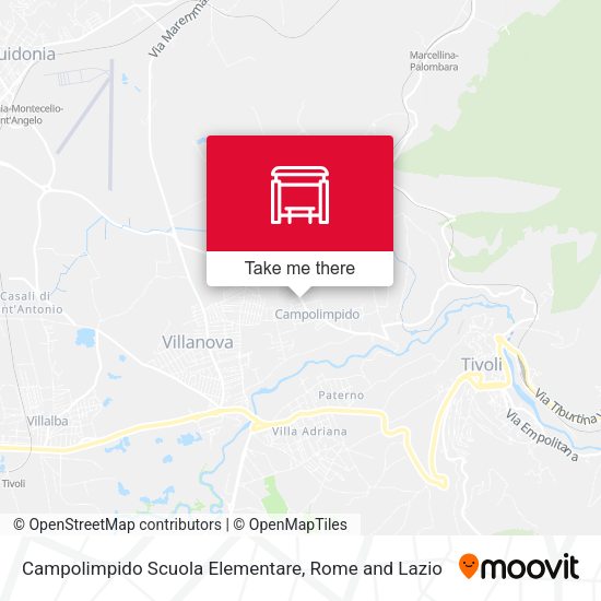 Campolimpido Scuola Elementare map