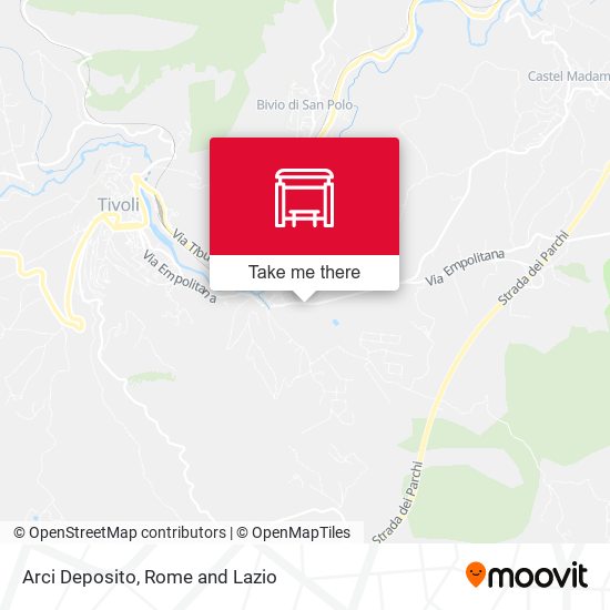 Arci Deposito map