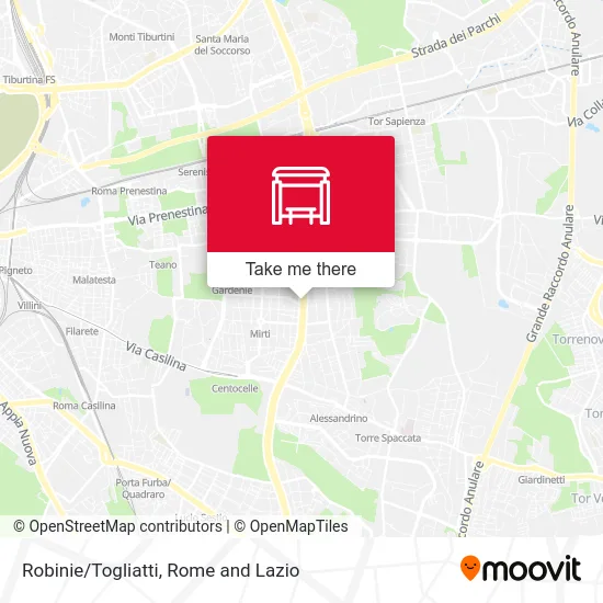 Robinie/Togliatti map