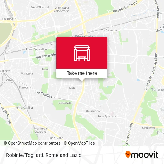 Robinie/Togliatti map