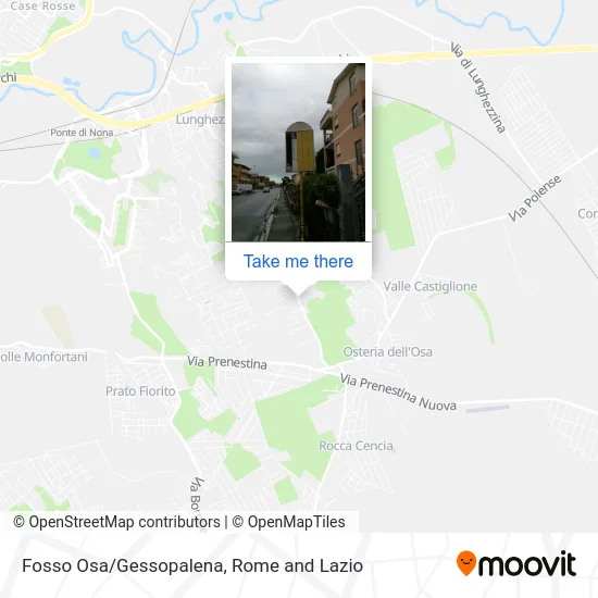 Fosso Osa/Gessopalena map