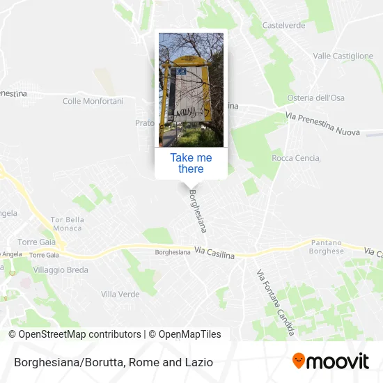 Borghesiana/Borutta map