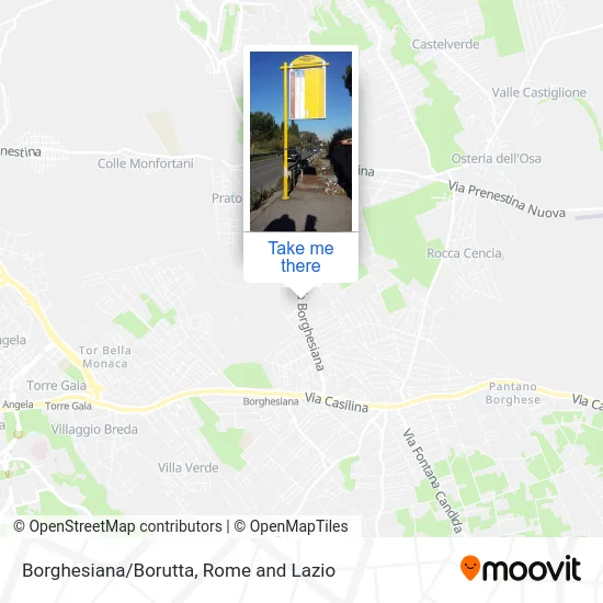 Borghesiana/Borutta map