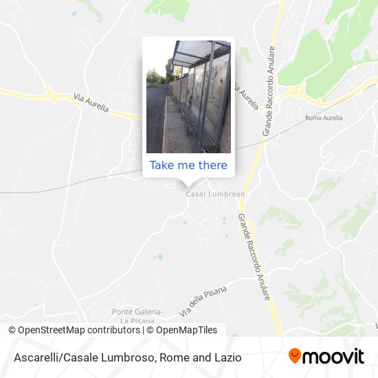 Ascarelli/Casale Lumbroso map