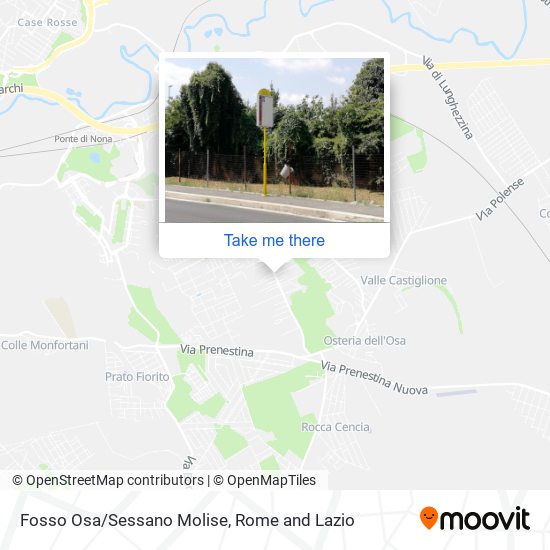 Fosso Osa/Sessano Molise map