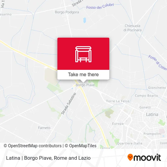 Latina | Borgo Piave map