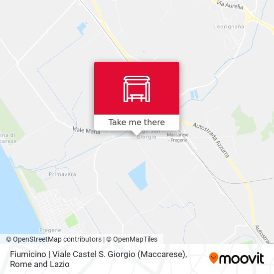Fiumicino | Viale Castel S. Giorgio (Maccarese) map