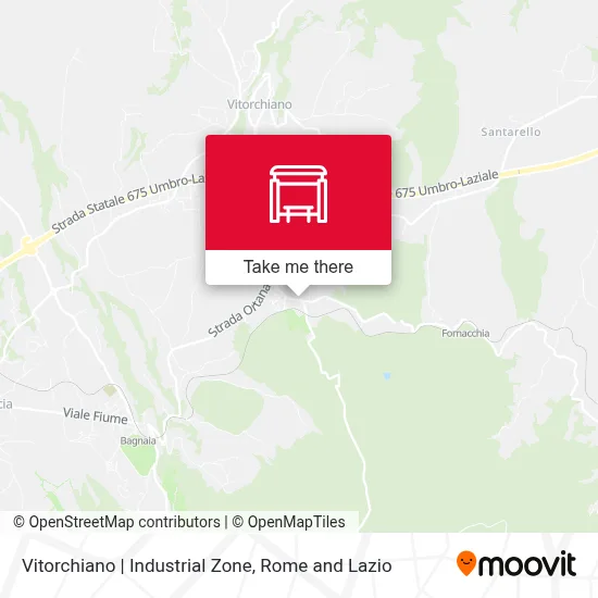 Vitorchiano | Industrial Zone map