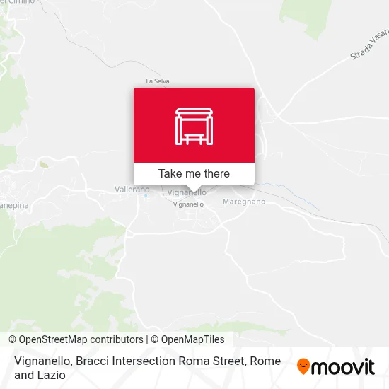 Vignanello, Bracci Intersection Roma Street map