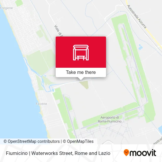 Fiumicino | Waterworks Street map