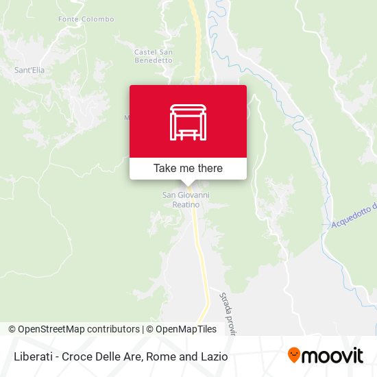 Liberati - Croce Delle Are map